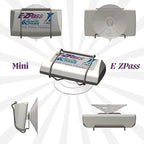 Indestructible Toll Pass Holder with Largest Suction Cup for EZ-Pass, I Pass, FasTrak, SunPass & SunPass Pro, Uni, NC QuickPass, EPass Xtra, 91 Express Lanes & More - Made in USA