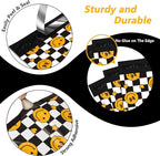 Poly Mailers 6x9 Inch 100 Pcs - Smiles Checkerboard Printed Shipping Bags, 2.4mil Thickness, Waterproof and Tear Resistant Mailing Envelopes, Self-Sealing Packaging Bags for Small Business