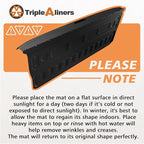 TripleAliners Compatible with Chevy Silverado & GMC Sierra 2500HD/3500HD 2020-2026 Multi-pro Tailgate Mat with Tailgate Cap Top Protector Full-Coverage Truck Bed Cover Liner Replacement