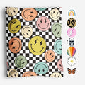 14x19 Poly Mailers – Smiles Checkerboard – Waterproof, Tear-Resistant Shipping Bags with Adhesive Seal – 100 Pack – Package Mint
