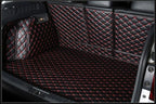 Trunk Pet Dog Cover Cargo Liner for Mercedes G Class W463 G350 G500 G55 G63 2007-2018 Full Coverage Trunk Mat Rear Cargo Mat Boot Liner Black w/Red Stitching