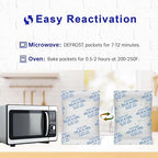 Desiccant Packs for Storage, 75 Packs 20 Gram Silica Gel Packets for Moisture Control, Food Grade Moisture Absorbers with Color Indicating, Desiccant Packs for Foods, Electronics, Jewelry, Safe