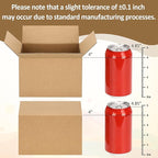 Eupako 6x4x4-Small-Shipping-Boxes-30-Pack-Brown-Corrugated-Box-Mailers, Cardboard Boxes for Packaging Small Business, Mailing
