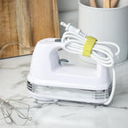 Wrap-It Storage Cinch Straps - 8" (6-Pack) Limelight - Cord Keeper Wraps for Appliances and Home Office Cable Management