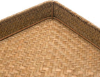 Seagrass Letter Tray, Woven Desk Tray, Wicker Desktop Basket Organizer for Papers, Documents, Magazines, Files