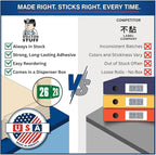 2026 Year Labels, Doctor Stuff 2026 Chart Stickers, Green Color Coded, Safeguard Style, USA Made Year Stickers for End Tab File Folders, 500/Roll, 1 Roll, 3/4" x 1-1/2"