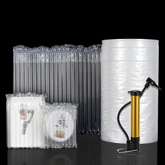 Inflatable Bubble Wrap, 7.87inch*164ft Air Pillows For Shipping Air Bubble Wrap Bubble Cushioning Wrap for Packaging Moving (7.87 inch*164ft)