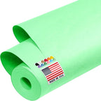 USA Made 48" x 1200" Light Green Paper Roll, 45 lbs Thickness, American Quality Colored Kraft Paper for School, Bulletin Board - Non-Toxic, Odorless, Safe for Kids