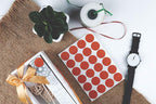 Royal Green Office Label Rolls for Inventory and Labeling 25mm - Red Sticker Dots - 600 Pack