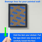 ADY Removable Double Sided Tape Heavy Duty 1in x 20ft, Adhesive Mounting Tape for Walls,Damage Free Picture Hanging Adhesive Strips for Rent Room, Poster Stick Tape