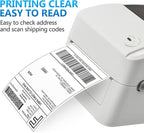 FungLam 4"x6" Thermal Shipping Labels - 450 Labels/Roll (4 Rolls), Direct Thermal Labels Compatible with JADENS, Munbyn, Rollo, iDPRT Printers