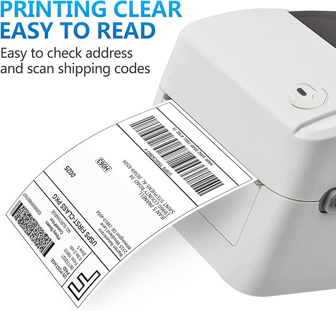 FungLam 4"x6" Thermal Shipping Labels - 450 Labels/Roll (4 Rolls), Direct Thermal Labels Compatible with JADENS, Munbyn, Rollo, iDPRT Printers