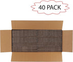 Calenzana 8x8x4 Shipping Boxes Set of 40, White Corrugated Cardboard Box for Mailing Packing Gifts Small Business