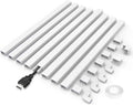 Small Wire Covers on Wall - One Cord Channel Cable Management System - Cable Cover on Wall for Home and Office, 8-Pack 125 inch, White