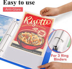 150 Pack Sheet Protectors 8.5 x 11 inch Clear Page Protectors for 3 Ring Binder Heavy Duty, Plastic Sleeves for Papers, Document