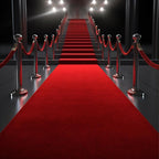 450 GSM Extra Thick Waterproof Red Carpet Runner for Events Decorations, 3X15 Ft Not Slip Red Runner Aisle Runway Rug for Wedding, Party, Banquet, Activity Entrance and Special Events Decorations