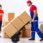 Motorized Hand Truck for Moving Furniture Stair Climbing Hand Truck Dollys Cart with Stair Climbing Wheels Electric Crawler Black