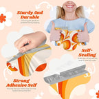 Metronic Poly Mailers 10x13" 1200pc Orange Flower, Small Shipping Bags for Clothes, Self Seal Shipping Envelopes for Small Business,Waterproof Mailers Poly Bags for Shipping,Packaging Mailing Bags