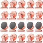 Strong Magnetic Clips, 20 Pack, 1.2 Inch, 30 mm, Rose Gold, Refrigerator Magnet Clips, Medium Clip Magnets, Office Supplies, Photo Displays
