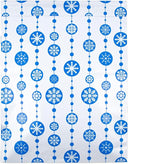 Inspired Mailers - Large Holiday Poly Mailers 14.5 x 19-50 Pack - Snowflake Baubles (Blue) - Large Mailing Envelopes - Large Christmas Shipping Envelopes