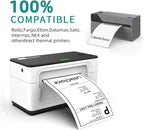 2000 Labels 4 x 6 3-Proof Commercial Grade Fanfold Direct Thermal Labels Compatible with Zebra, Rollo, Munbyn, 4 Stacks White Perforated Permanent Strong Adhesive Mailing Shipping Labels