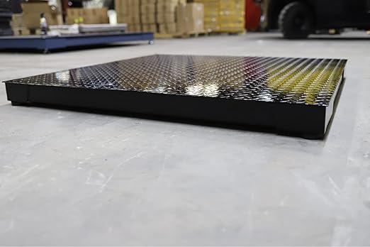 SellEton SL-4x4-2.5k-NN (48" X 48") Industrial Floor Scale Pallet Size with l 2,500 lb x .5 lb