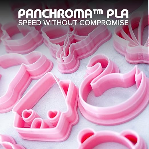 Panchroma PLA Pink 3D Printer Filament, 1.75mm, 1kg Spool, Easy to Print, High Speed Printing, Tangle Free, AMS Compatible, Perfect for Toys, Decor, Miniatures, Models & Cosplay