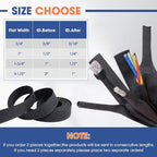 2:1 Heat shrinkable Braided Sleeving Fabric Wire Loom High Temp Heat Shrink Wiring Harness Abrasion Protector Cable Sleeve(3/8"-34ft)