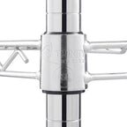 Trinity Basics 4-Tier Adjustable Wire Shelving with Wheels for Kitchen Organization, Garage Storage, Laundry Room, NSF Certified, 600 to 1800 Pound Capacity, 60” by 24” by 72”, EcoStorage Chrome