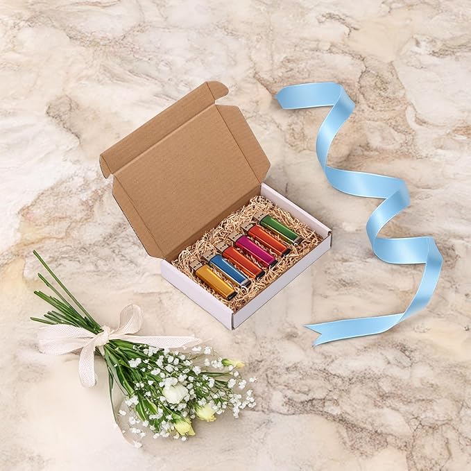 RLAVBL 6x4x1 Shipping Boxes Set of 50, White Small Corrugated Cardboard Box, Mailer Box