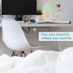 4Pack Metal Wall Mount Power Strip, Mountable Power Outlet with 6 AC Outlets, Aluminum Alloy Mount Power Socket with Switch, 6 FT SJT 3/C 14AWG Power Cord, 15A 125V 1875W (6AC)