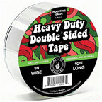 HIPPIE CRAFTER Strong Double Sided Tape Heavy Duty Wall Tape or Mounting Transparent Clear Nano Reusable and Removable Roll 1" x 10FT