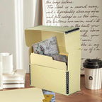 Lineco Archival Document Storage Box with Metal Edge, Acid-Free Tan Boxboard, Organize and Store Files, Prints, Photos, Legal-Sized Case 15.5" x 10.5" x 5" Wide