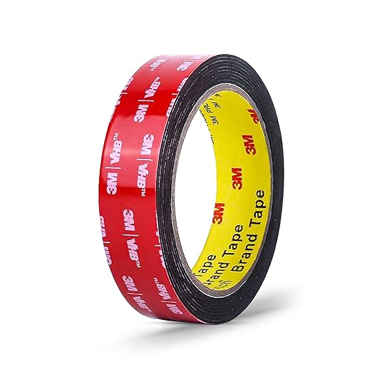 3M Double Sided Mounting Tape, Heavy Duty Waterproof Adhesive, 1 inch by 15 ft Strong VHB Foam for Walls, Automotive, Home Office Decor