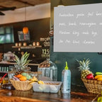 Glass Whtieboard - Glass Dry Erase Board 48" x 36" Magnetic White Board Writing Board White Boards for Walls Wall Office Home, Gray