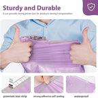 Fuxury Large Poly Mailers 19x24" 500 Pcs, Bulk Shipping Bags for Clothing, Strong Adhesive Shipping Envelopes for Small Business Suppliers,Waterproof Mailers Poly Bags Mailing Envelopes Light Purple
