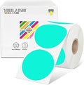 2 inch Dot Stickers Labels Circle Garage Sale Sticker 750Pcs Round Thermal Printer Stickers Printable Writable Price Labels for Yard Sale, Watercolor Green