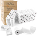 (200 Rolls) 3 1/8" x 230' Thermal Paper, POS Receipt Paper for Retail Business Cash Register, Fits Most Credit Card Terminal Point Of Sale