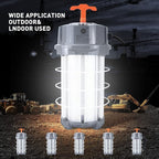 Led Temporary Work Light 280W, Portable Hanging Work Construction Lights, Linkable 5000K 42,000LM Bright for High Bay Jobsite Warehouse Outdoor Indoor Lighting Waterproof…