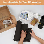 Honeycomb Packing Paper, 12" x 200' Packing Paper Substitute Alternative for Bubble Cushioning Wrap for Moving Shipping Packaging, Recyclable Moving Supplies Bubble Packing Wrap Roll-Black