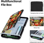 Clipboard with Storage Box & Pen Holder,Heavy Duty Clip Boards 8.5x11 for Nursing,High Capacity,School & Office Supplies,Rainy Frog Love