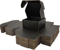 Small Black Shipping Boxes for Small Business Pack of 25-4x4x2 inches Cardboard Corrugated Mailer Boxes for Shipping Packaging Craft Gifts Giving Products