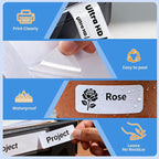 Compatible for DYMO 30330(1-1/8" x 3-1/2") Address Barcode White Thermal Labels Work with LabelWriter 4XL Printer 12 Roll 6000 Labels NOT Fit 5XL