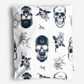 14x19 Poly Mailers – Skull Rose – Waterproof, Tear-Resistant Shipping Bags with Adhesive Seal – 100 Pack – Package Mint