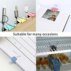 150 Pcs Colored Binder Clips Assorted Sizes with a Box, Jumbo, Large, Medium, Small, Mini, Micro,6 Sizes for Office, School and Home