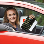 Car Registration and Insurance Holder, Leather Car Glove Box Organizer, Cool Car Accessories for ID, Driver's License Cards & Essential Document, business cards, Men&Women,Military Camouflage USA Flag