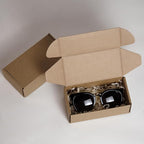 50 Pack 6.5x3.2x2.2 Inches Small Shipping Boxes, Brown Corrugated Cardboard Boxes, Moving Mailing Packing Box