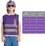 A-SAFETY Kids High Vis Reflective construction Safety vest customized LOGO