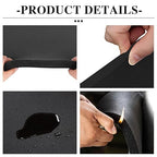 Adhesive Foam Padding Roll Closed Cell Sponge Neoprene Insulation Board Foam Sheet Pad with Sticky Back for Anti Vibration, Anti-Slip, DIY Crafts, Gaskets, Cosplay, Costume (Black, 12x59x3/4 inch)