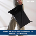 Black Plastic Poly Mailers 12"x15" | Shipping Bags for Clothing, Books & Accessories | Durable Shipping Envelopes | Waterproof and Tear-Proof with Strong Self-sealing Adhesive | 100-Pack